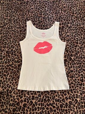Victoria's Secret Tank with lips